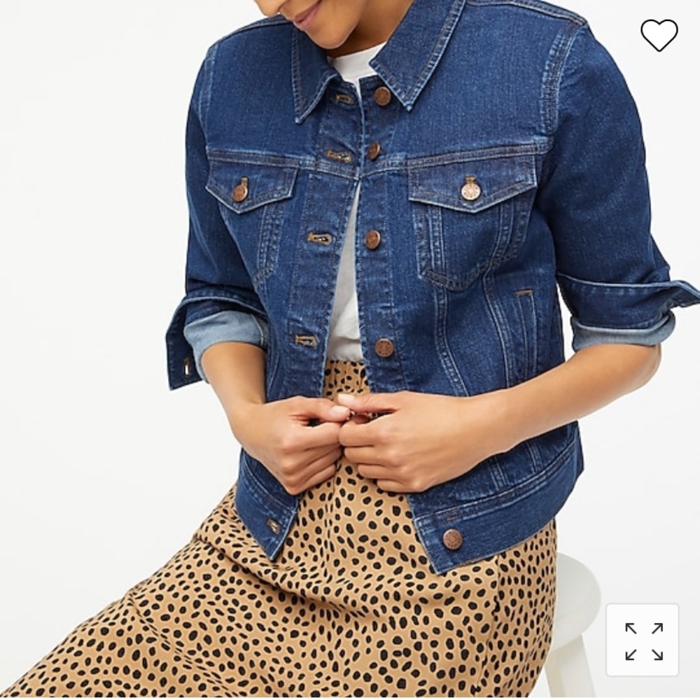 JCrew denim jacket. Brand new with tags. Pristine condition.